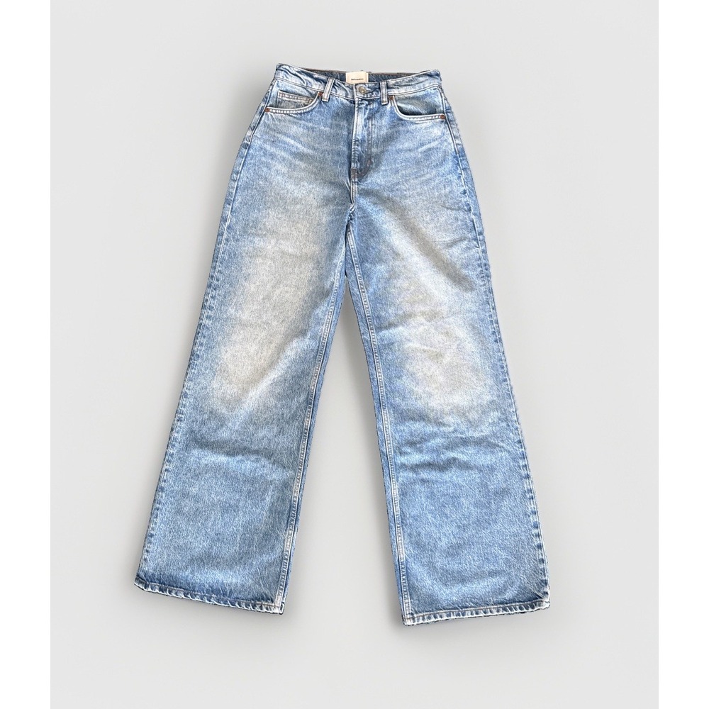 Reformation Cary High Rise Slouchy Wide Leg Jeans Women's Size 26 Denim